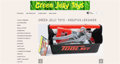 Desktop Screenshot of greenjellytoys.com
